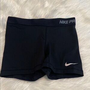 Nike Black Athletic Shorts Moisture-Wicking Performance